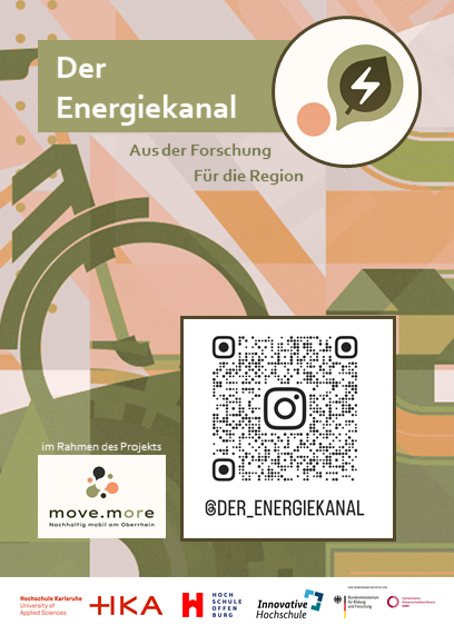 Flyer von Der Energiekanal mit QR-Code